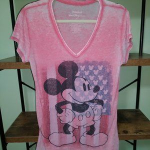 Disney Mickey Flag Tee Shirt